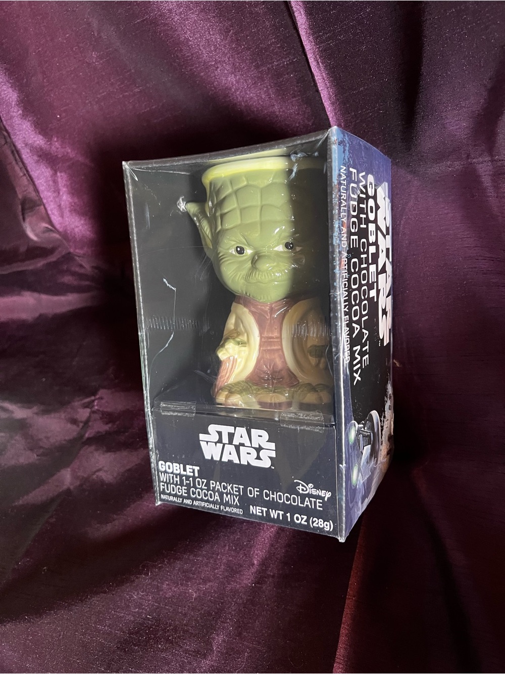 Star Wars Yoda Ceramic Goblet in Green and Brown